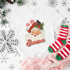 Santa Claus 'Tis The Season - Christmas Unisex Crewneck T-Shirt Sweatshirt Hoodie
