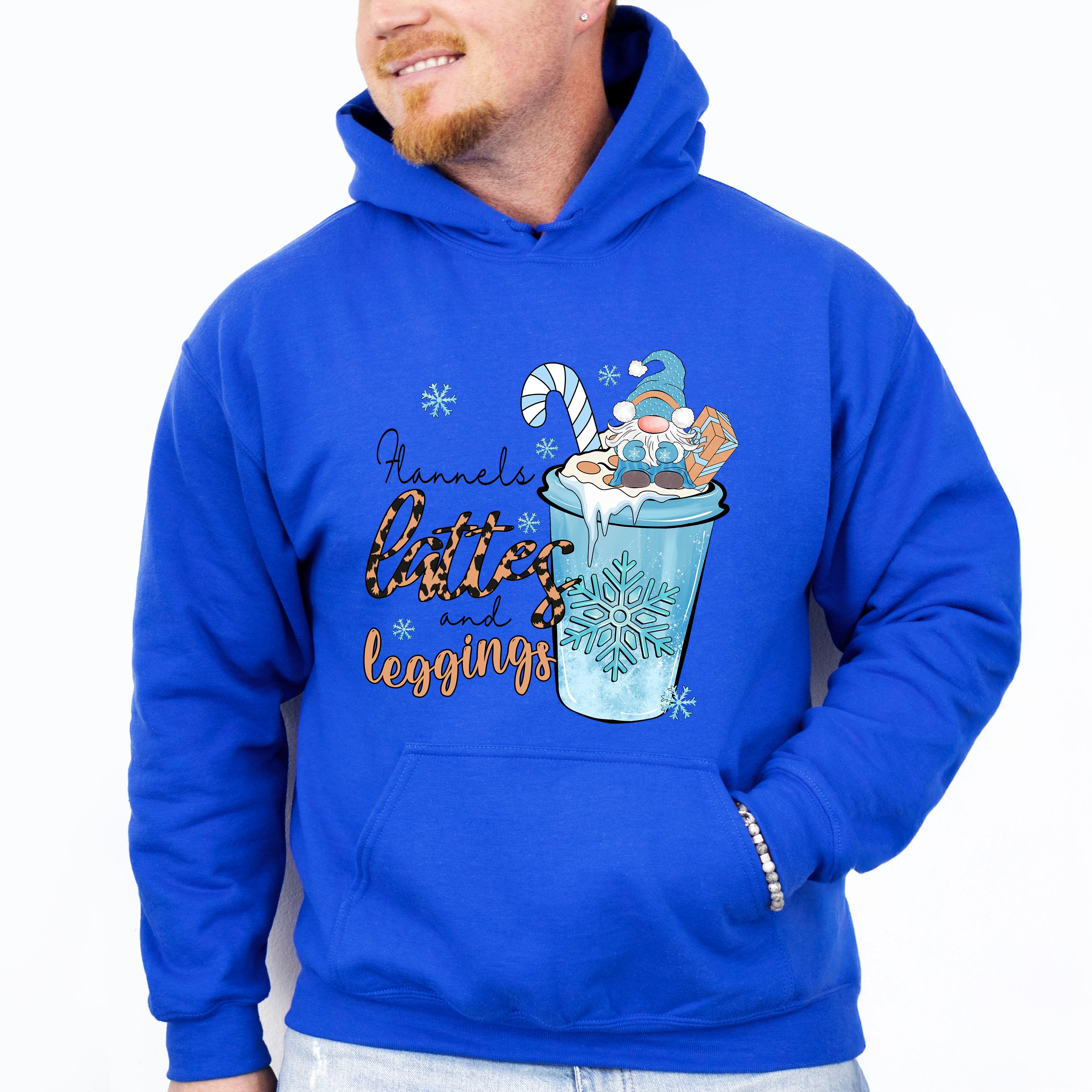 Flannels Lattes And Leggings - Winter Unisex Crewneck T-Shirt Sweatshirt Hoodie