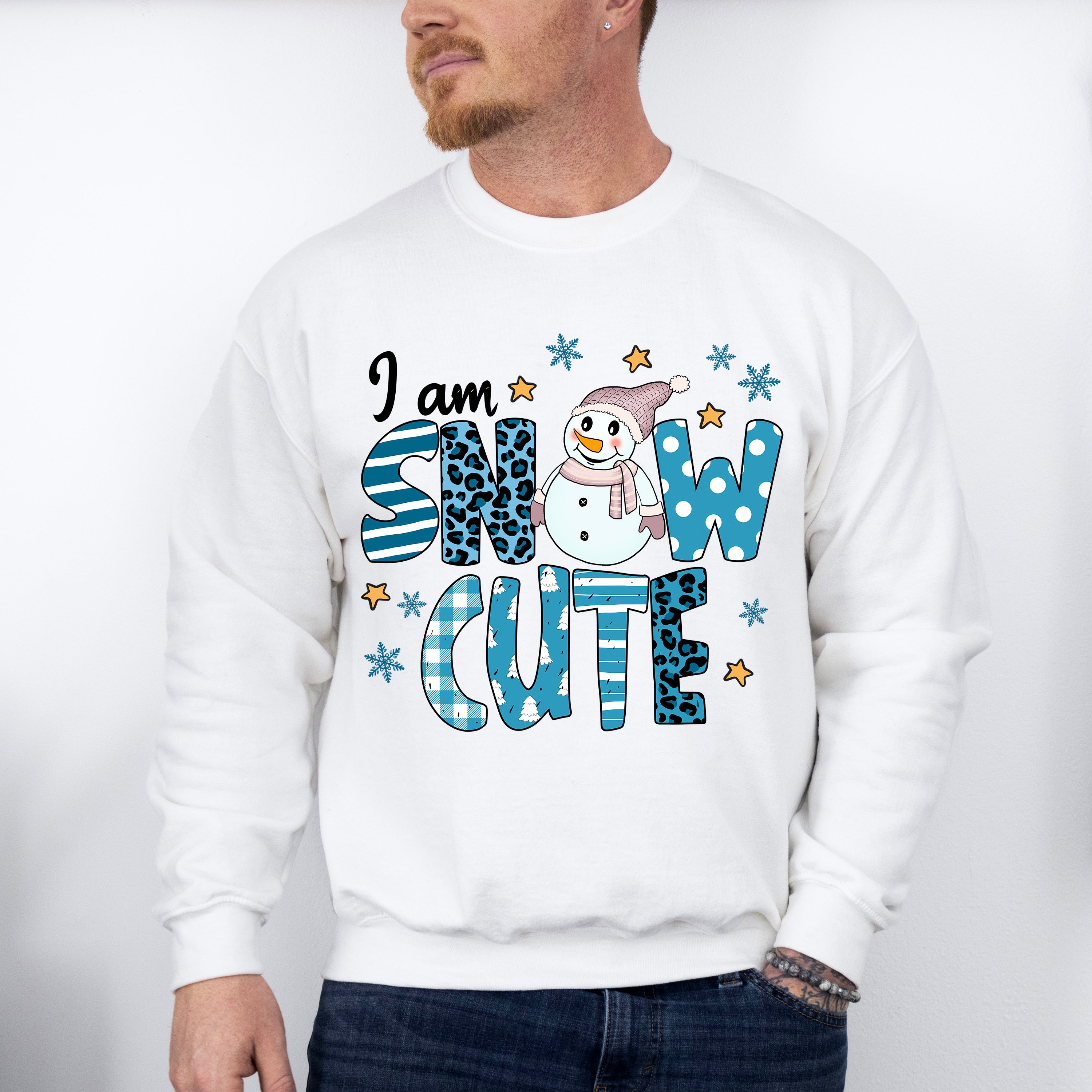 I Am Snow Cute - Winter Unisex Crewneck T-Shirt Sweatshirt Hoodie