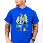 Merry And Bright Snowman Design - Winter Unisex Crewneck T-Shirt Sweatshirt Hoodie