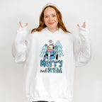 Merry And Bright Snowman Design - Winter Unisex Crewneck T-Shirt Sweatshirt Hoodie
