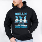 Chillin' With My Gnomies Design - Winter Unisex Crewneck T-Shirt Sweatshirt Hoodie