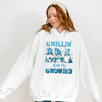 Chillin' With My Gnomies Design - Winter Unisex Crewneck T-Shirt Sweatshirt Hoodie