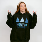 Winter Blessings Tree Design - Winter Unisex Crewneck T-Shirt Sweatshirt Hoodie