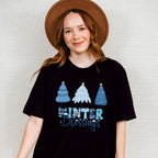 Winter Blessings Tree Design - Winter Unisex Crewneck T-Shirt Sweatshirt Hoodie