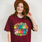 Senior 2025 Flower Design - Graduation Unisex Crewneck T-Shirt Sweatshirt Hoodie