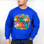 Senior 2025 Flower Design - Graduation Unisex Crewneck T-Shirt Sweatshirt Hoodie