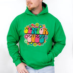 Senior 2025 Flower Design - Graduation Unisex Crewneck T-Shirt Sweatshirt Hoodie