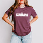 She Stands On Business - Feminism Theme Unisex Crewneck T-Shirt Sweatshirt Hoodie