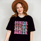 Senior 2025 Vertical Design - Graduation Unisex Crewneck T-Shirt Sweatshirt Hoodie