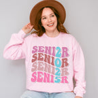 Senior 2025 Vertical Design - Graduation Unisex Crewneck T-Shirt Sweatshirt Hoodie