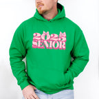 2025 Senior Pink Ribbon Design - Graduation Unisex Crewneck T-Shirt Sweatshirt Hoodie