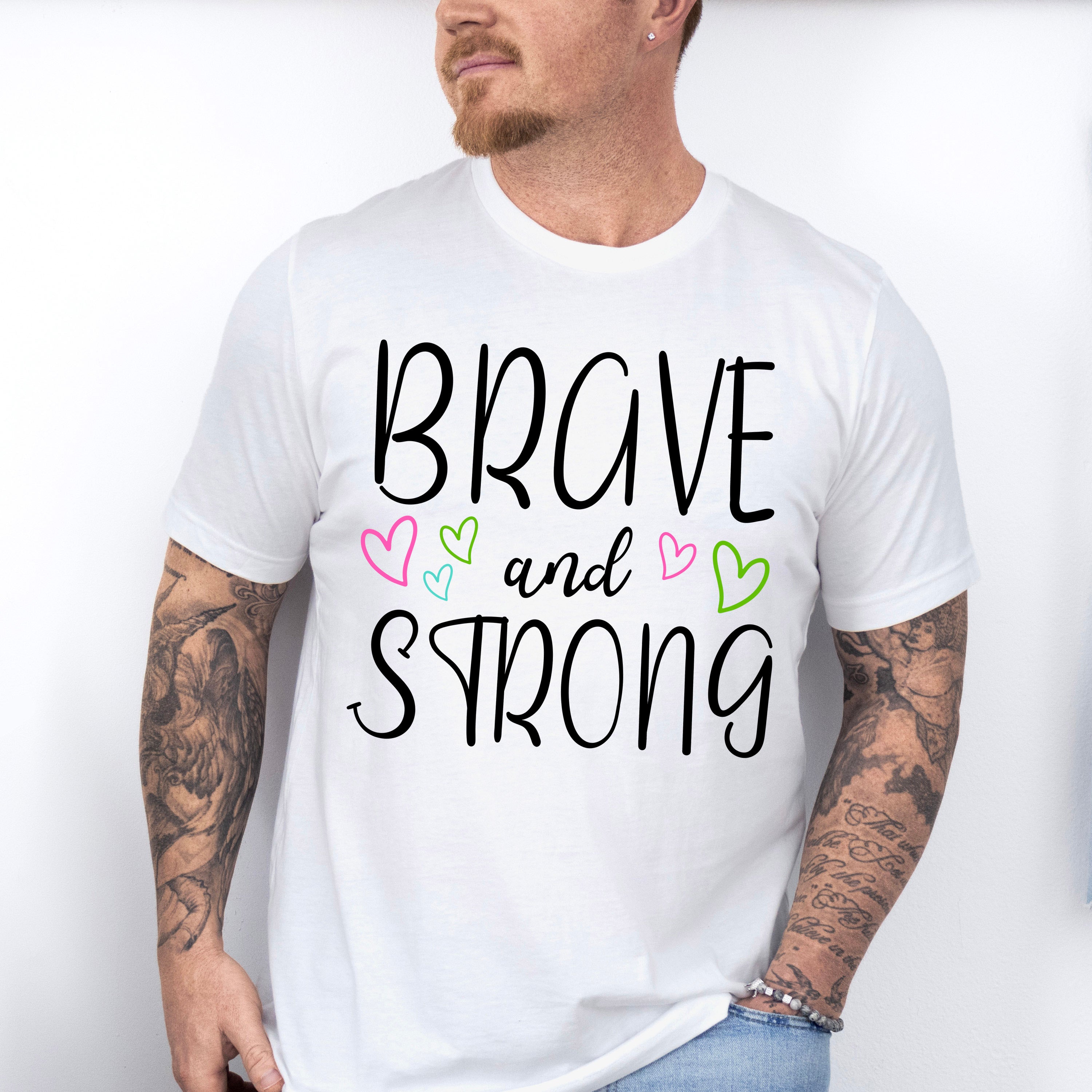 Brave And Strong - Metastatic Breast Cancer Unisex Crewneck T-Shirt Sweatshirt Hoodie