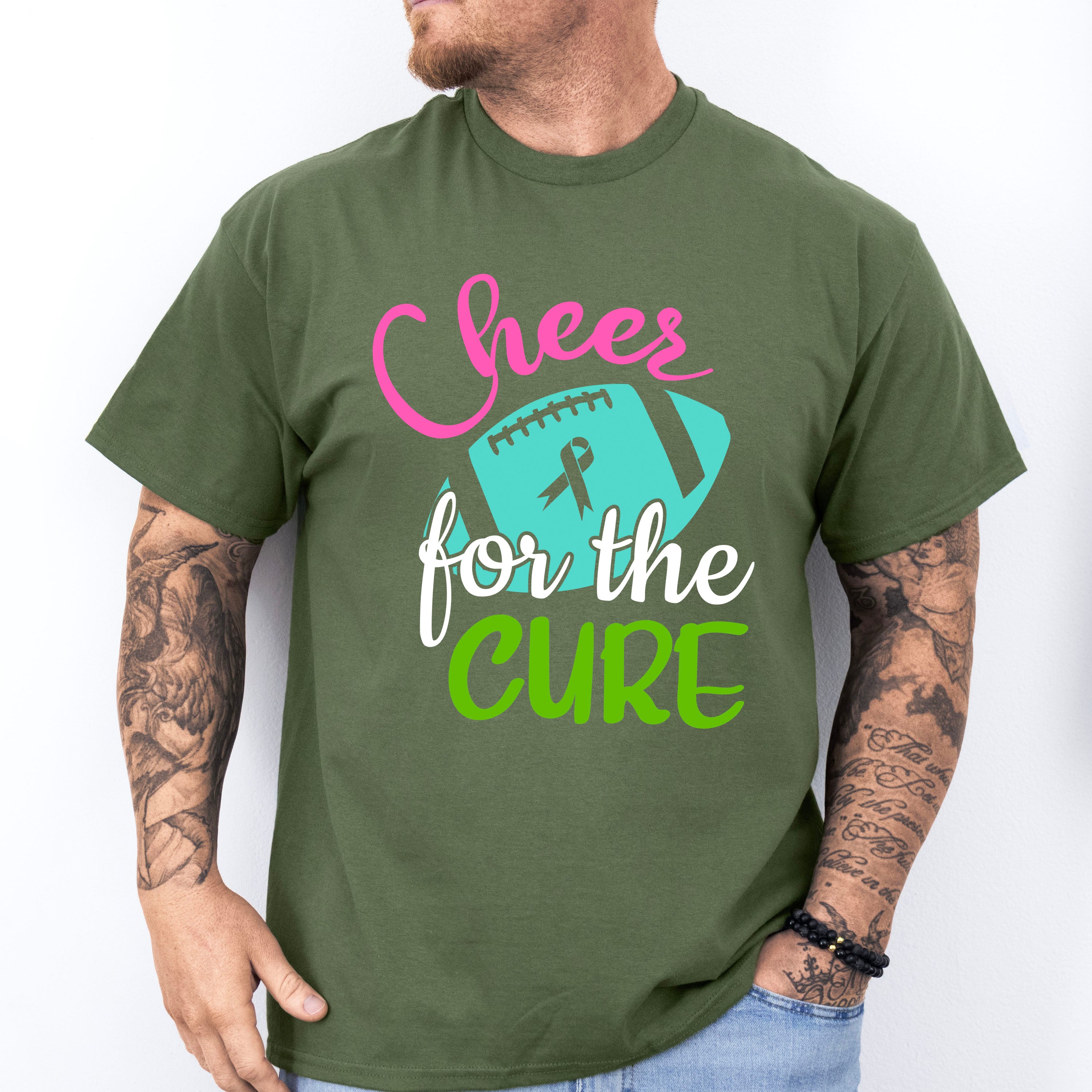 Cheer For The Cure - Metastatic Breast Cancer Unisex Crewneck T-Shirt Sweatshirt Hoodie