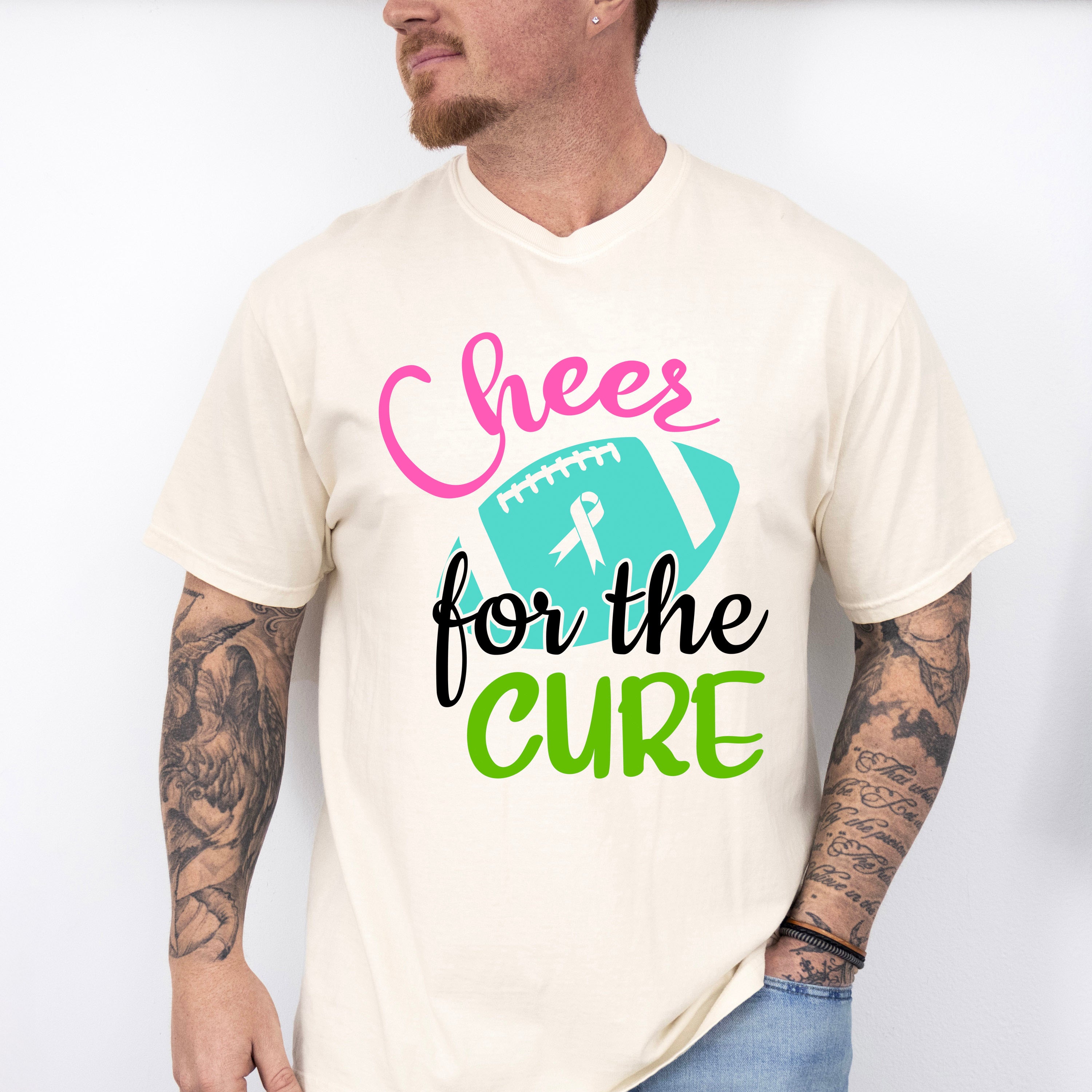 Cheer For The Cure - Metastatic Breast Cancer Unisex Crewneck T-Shirt Sweatshirt Hoodie