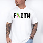 Faith Ribbon Design - Metastatic Breast Cancer Unisex Crewneck T-Shirt Sweatshirt Hoodie
