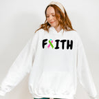 Faith Ribbon Design - Metastatic Breast Cancer Unisex Crewneck T-Shirt Sweatshirt Hoodie