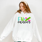 Fu Cancer Ribbon Design - Metastatic Breast Cancer Unisex Crewneck T-Shirt Sweatshirt Hoodie