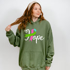 Hope Ribbon Design - Metastatic Breast Cancer Unisex Crewneck T-Shirt Sweatshirt Hoodie