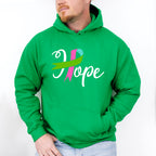 Hope Ribbon Design - Metastatic Breast Cancer Unisex Crewneck T-Shirt Sweatshirt Hoodie