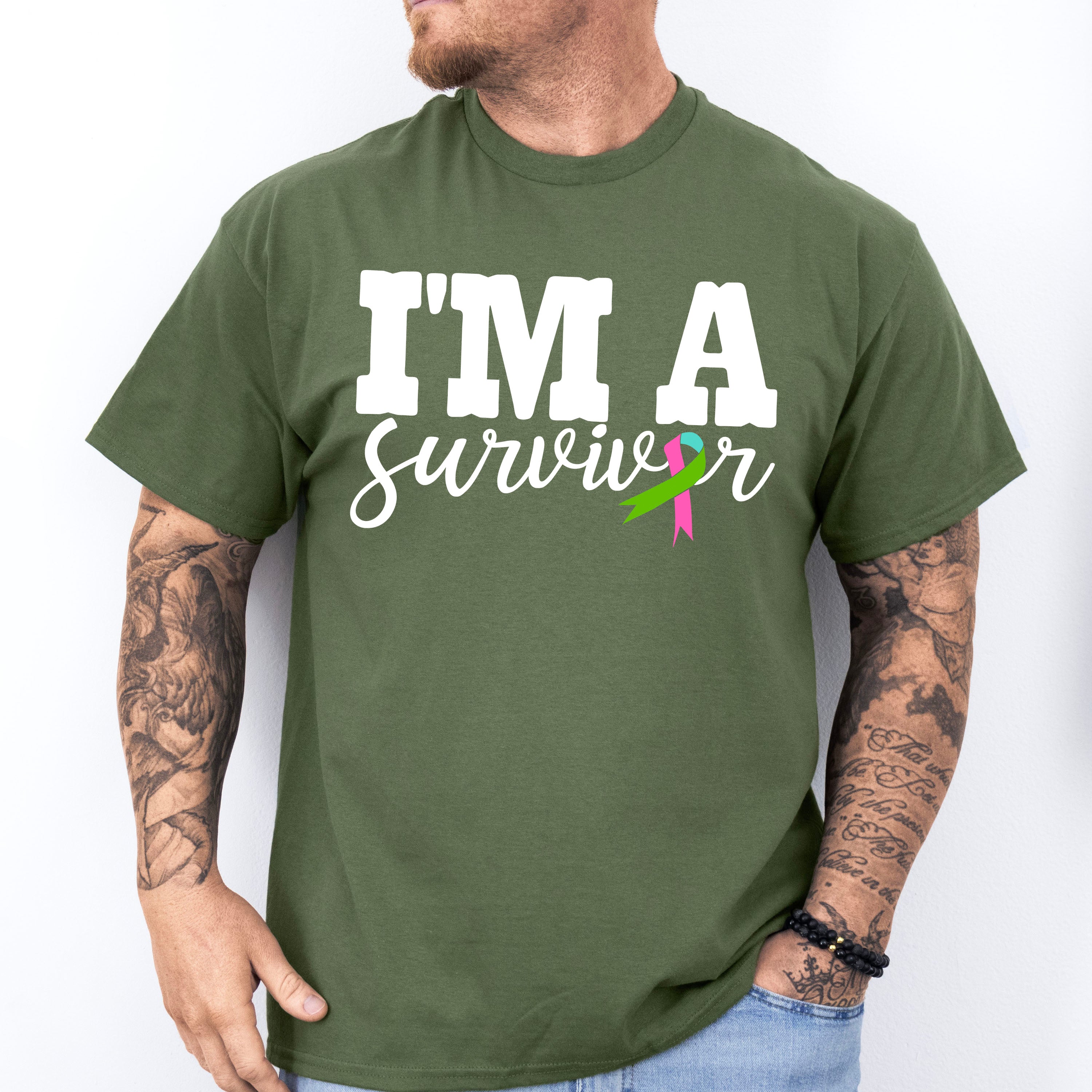 I'm A Survivor - Metastatic Breast Cancer Unisex Crewneck T-Shirt Sweatshirt Hoodie