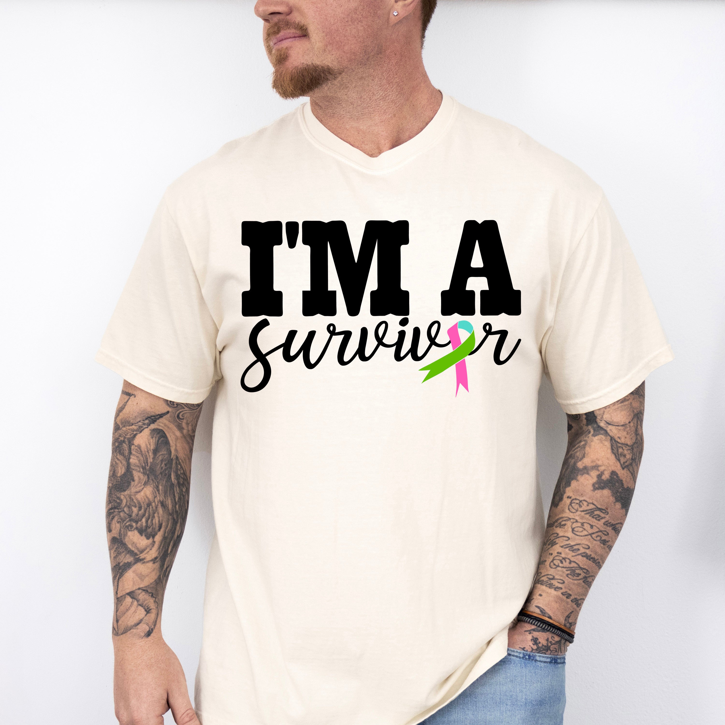 I'm A Survivor - Metastatic Breast Cancer Unisex Crewneck T-Shirt Sweatshirt Hoodie
