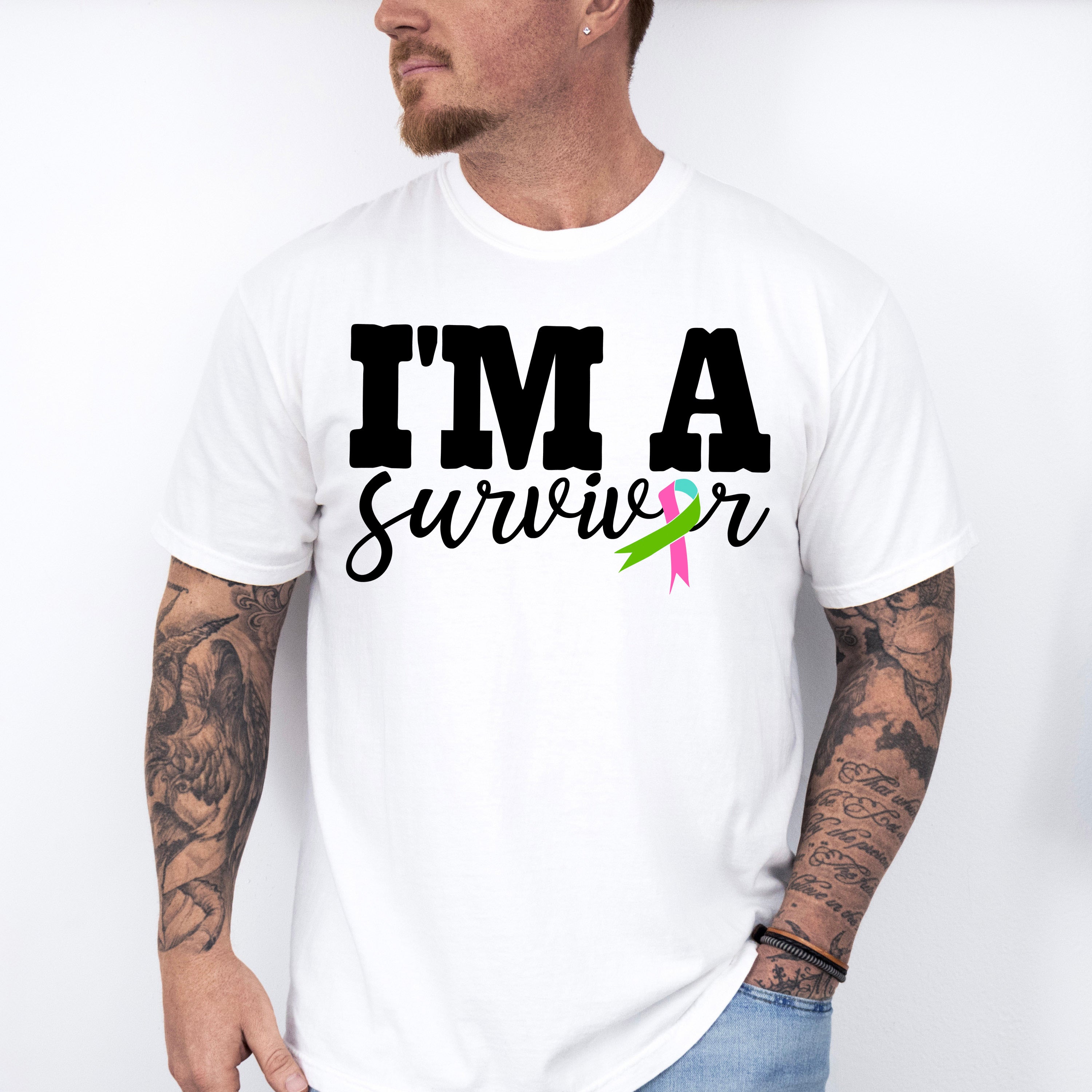 I'm A Survivor - Metastatic Breast Cancer Unisex Crewneck T-Shirt Sweatshirt Hoodie