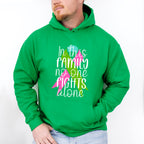 In This Family No One Fights Alone - Metastatic Breast Cancer Unisex Crewneck T-Shirt Sweatshirt Hoodie