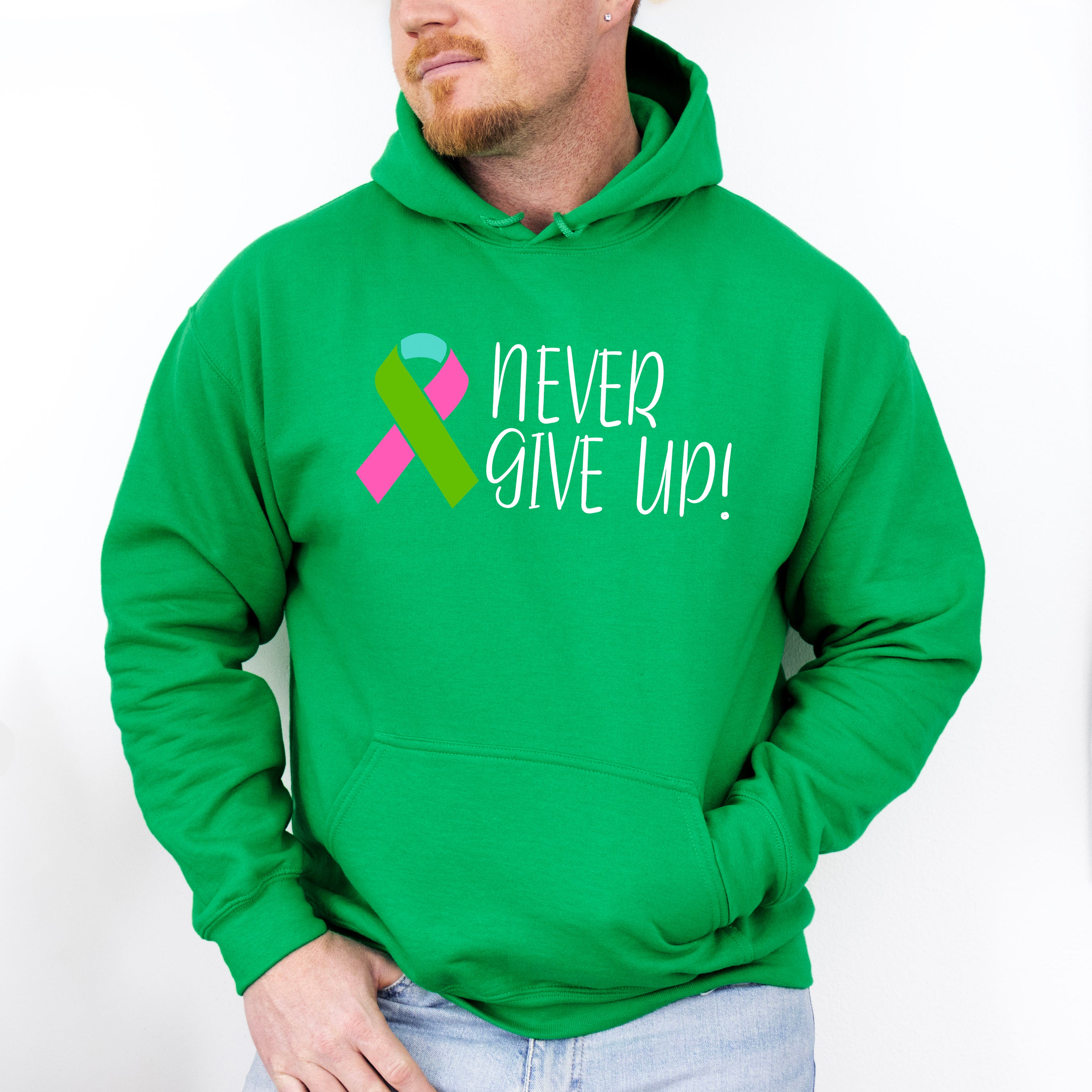 Never Give Up - Metastatic Breast Cancer Unisex Crewneck T-Shirt Sweatshirt Hoodie