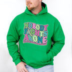 Nobody Fights Alone - Metastatic Breast Cancer Unisex Crewneck T-Shirt Sweatshirt Hoodie
