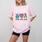 Peace Love Cure - Metastatic Breast Cancer Unisex Crewneck T-Shirt Sweatshirt Hoodie