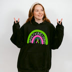 Rainbow Ribbon Design - Metastatic Breast Cancer Unisex Crewneck T-Shirt Sweatshirt Hoodie