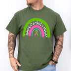 Rainbow Ribbon Design - Metastatic Breast Cancer Unisex Crewneck T-Shirt Sweatshirt Hoodie