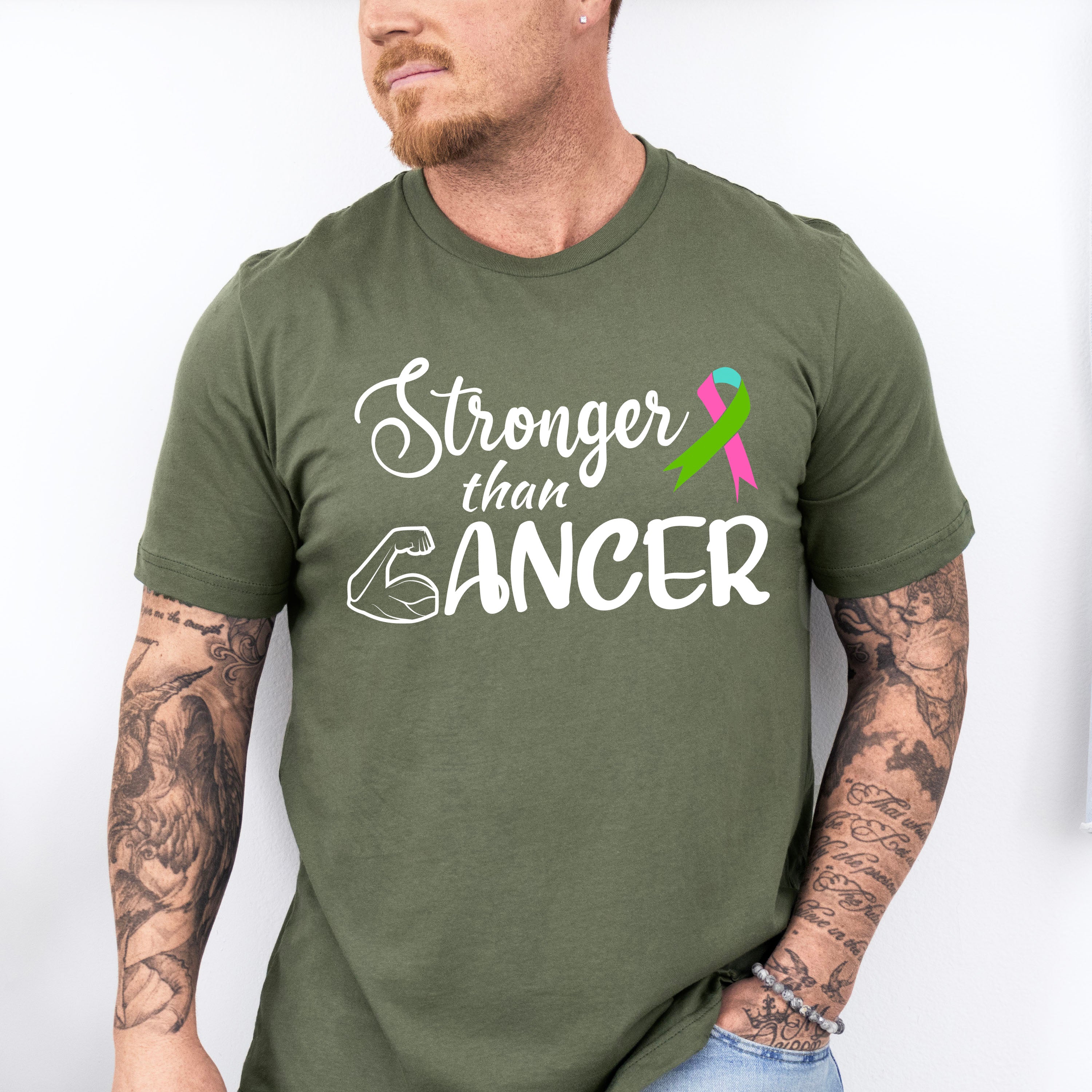 Stronger Than Cancer - Metastatic Breast Cancer Unisex Crewneck T-Shirt Sweatshirt Hoodie