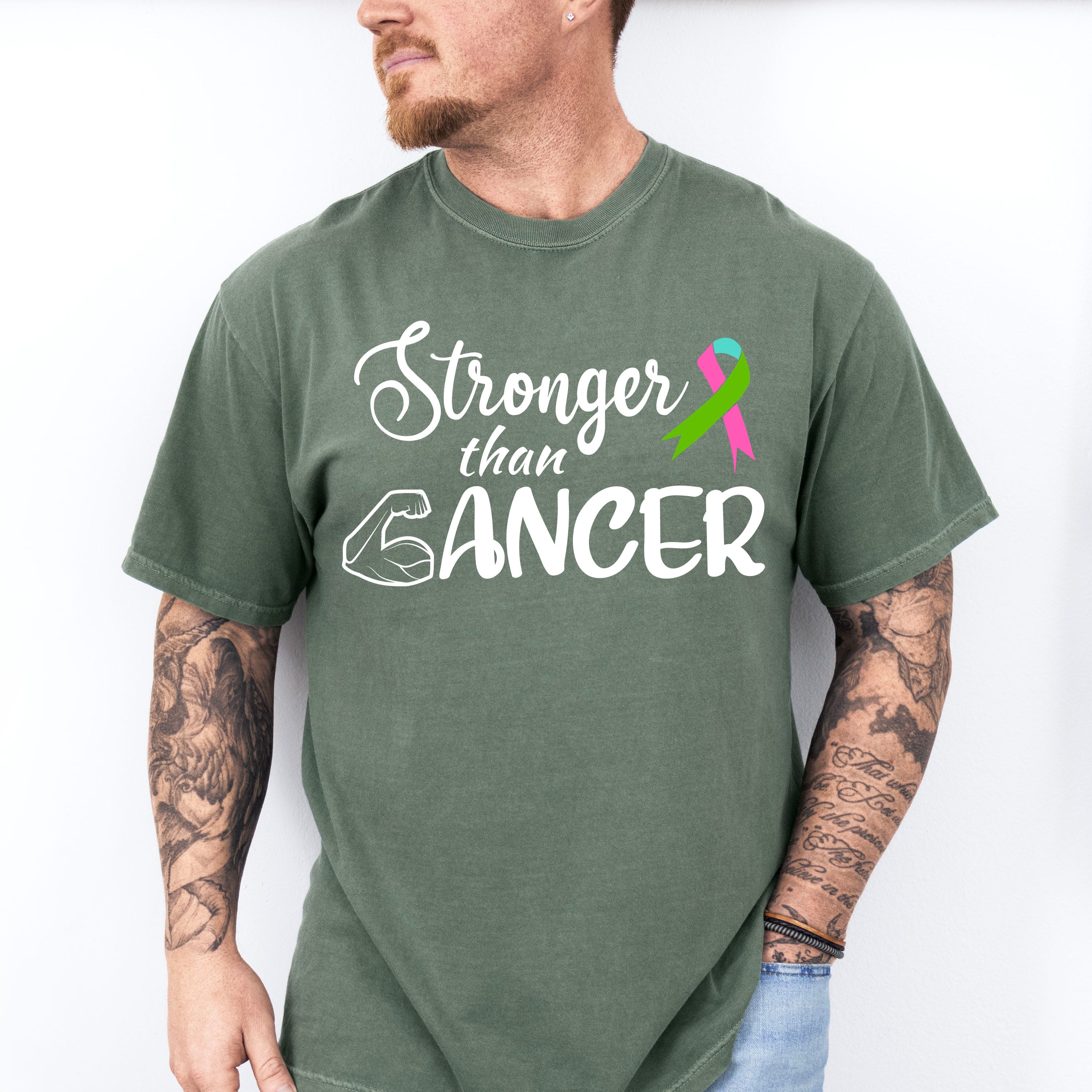 Stronger Than Cancer - Metastatic Breast Cancer Unisex Crewneck T-Shirt Sweatshirt Hoodie