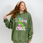 Wishing For A Cure - Metastatic Breast Cancer Unisex Crewneck T-Shirt Sweatshirt Hoodie