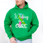 Wishing For A Cure - Metastatic Breast Cancer Unisex Crewneck T-Shirt Sweatshirt Hoodie