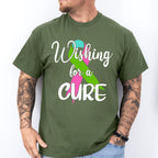 Wishing For A Cure - Metastatic Breast Cancer Unisex Crewneck T-Shirt Sweatshirt Hoodie