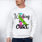 Wishing For A Cure - Metastatic Breast Cancer Unisex Crewneck T-Shirt Sweatshirt Hoodie