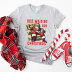 Just Waiting For Christmas - Christmas Unisex Crewneck T-Shirt Sweatshirt Hoodie