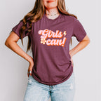 Girls Can! - Feminism Theme Unisex Crewneck T-Shirt Sweatshirt Hoodie