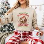 Gingerbread Bakery - Christmas Unisex Crewneck T-Shirt Sweatshirt Hoodie
