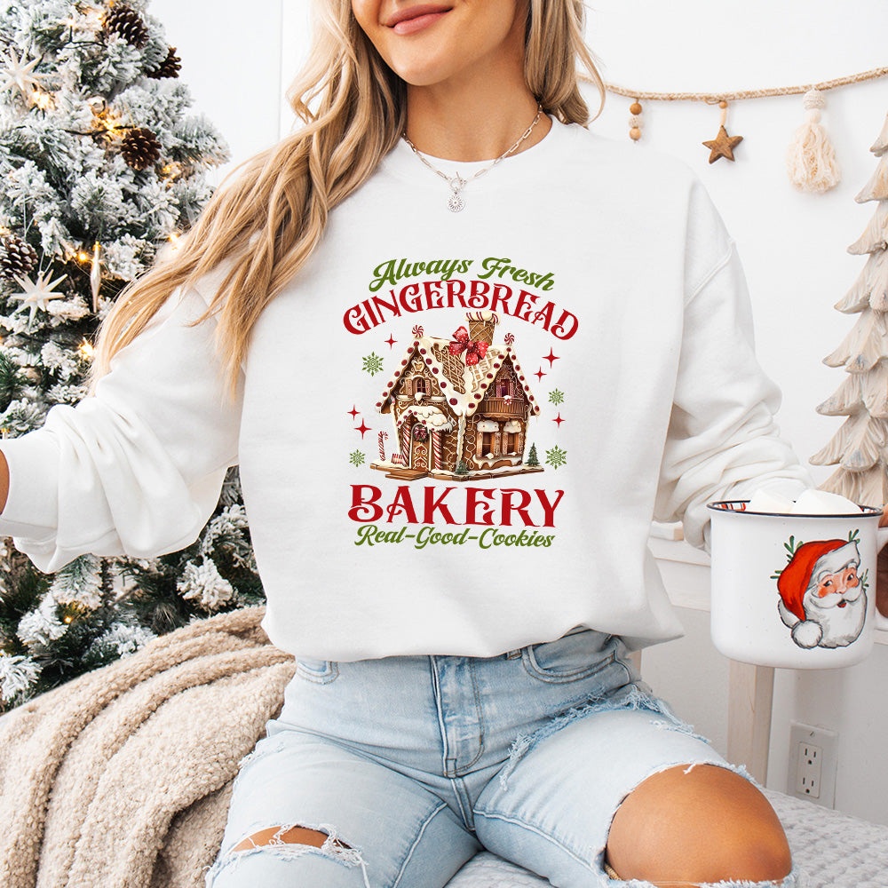 Gingerbread Bakery - Christmas Unisex Crewneck T-Shirt Sweatshirt Hoodie