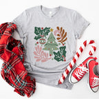 Tree And Leafs - Christmas Unisex Crewneck T-Shirt Sweatshirt Hoodie