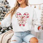 Pink Candy With Ribbon - Christmas Unisex Crewneck T-Shirt Sweatshirt Hoodie