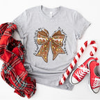 Brown Ribbon Design - Christmas Unisex Crewneck T-Shirt Sweatshirt Hoodie