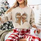 Brown Ribbon Design - Christmas Unisex Crewneck T-Shirt Sweatshirt Hoodie