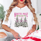 North Pole Christmas Tree Farm - Christmas Unisex Crewneck T-Shirt Sweatshirt Hoodie