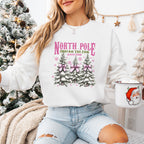 North Pole Christmas Tree Farm - Christmas Unisex Crewneck T-Shirt Sweatshirt Hoodie
