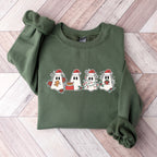 Ghosts With Hats - Christmas Unisex Crewneck T-Shirt Sweatshirt Hoodie